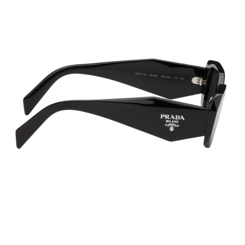 Prada Black Rectangular Sunglasses Nwot - image 3